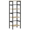 vidaXL Estante de libros 3 niveles 40 x 29,5 x 115 cm Roble Sonoma