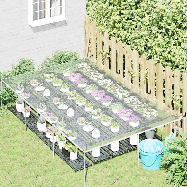 vidaXL Lona transparente con ojales PVC 2x3 m