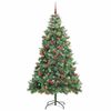 vidaXL &Aacute;rbol de Navidad artificial Verde 240 cm PVC y Metal