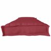 vidaXL Coj&iacute;n de Palet Rojo vino tinto 180 x 40 x 8 cm Tela Oxford