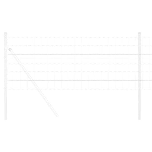vidaXL Euro Valla 0,4 x 50 m Hierro recubierto de PVC