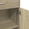 vidaXL Armario de ba&ntilde;o madera contrachapada roble Sonoma 60x33x80 cm