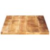 vidaXL Tablero de mesa rectangular madera mango rugosa 110x50x3,8 cm