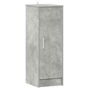 vidaXL Zapatero de aglomerado gris hormig&oacute;n 32x35x92 cm