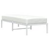 vidaXL Estructura de cama sin colch&oacute;n metal blanco 80x200 cm
