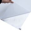 vidaXL L&aacute;mina de ventana esmerilada PVC blanco 90x500 cm