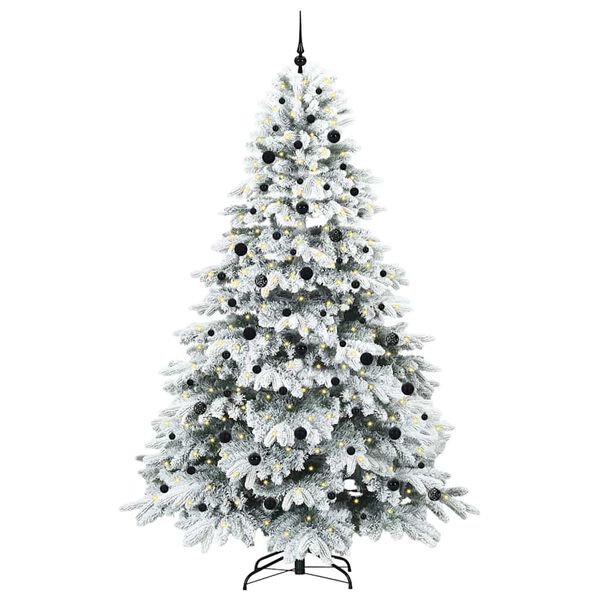 vidaXL &Aacute;rbol de Navidad artificial con 300 LED 240 cm PE y PVC