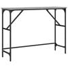 vidaXL Mesa consola madera de ingenier&iacute;a gris Sonoma 100x32x75 cm