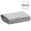 vidaXL Lona gris &Oslash; 2,8 m 650 g/m&sup2;