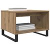 vidaXL Mesa de Caf&eacute; Roble artisan 60 x 50 x 40 cm Madera contrachapada
