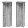 vidaXL Soporte de plantas 2 pcs Gris Sonoma 40 x 40 x 80 cm