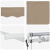 vidaXL Toldo Retr&aacute;ctil Beige 300 x 200 cm tela