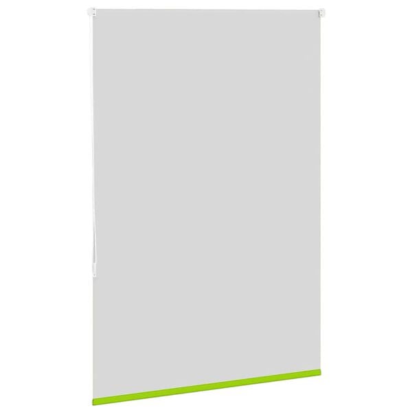 vidaXL Estor Enrollable Opaco hojas verde 110x150cm Tela Ancho 105,7cm