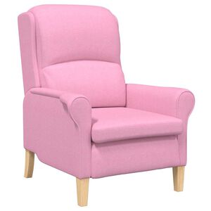 vidaXL sill&oacute;n Rosa tela