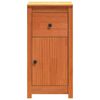 vidaXL Vitrina Marr&oacute;n cera 39 x 34,5 x 80 cm Madera de pino macizo