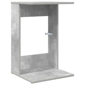 vidaXL Mesa lateral Gris Concreto 40 x 38 x 62,5 cm