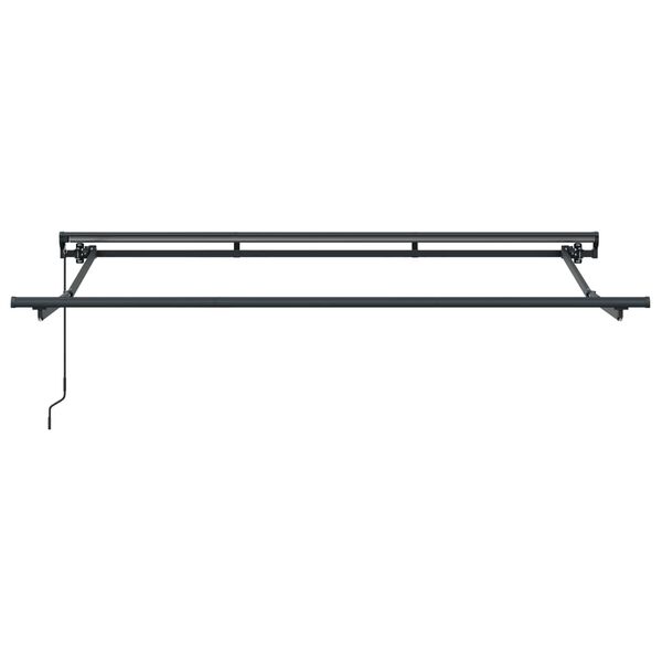 vidaXL Toldo retr&aacute;ctil manual Naranja, Gris y Azul 3,5 x 2 m