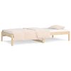 vidaXL Sof&aacute; cama sin colch&oacute;n madera maciza de pino 80x200 cm