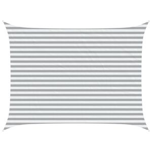 vidaXL Toldo Vela de Sombra Gris claro y . 4 x 3 m