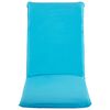 vidaXL Tumbona plegable de tela Oxford azul