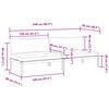 vidaXL Sof&aacute;s centrales de palets jard&iacute;n y cojines 2 uds madera acacia