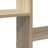 vidaXL Estante cubo de pared 5 compartimentos madera roble Sonoma