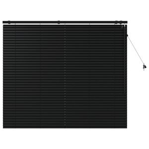 vidaXL Persiana veneciana Negro 160 x 130 cm 35 mm