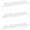 vidaXL T&uacute;neles de malla 3 uds fibra de vidrio y PP 1,5x5 m
