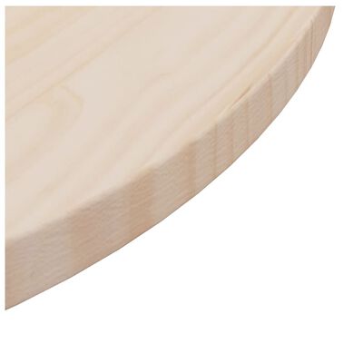 vidaXL Superficie de mesa madera maciza de pino Ø60x2,5 cm