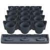 vidaXL Set de plantas jard&iacute;n vertical 12 uds polipropileno antracita