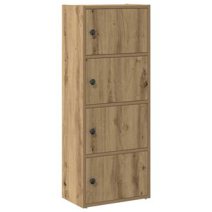 vidaXL Estanter&iacute;a de madera de ingenier&iacute;a roble artisan 40x24x102 cm