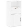 vidaXL Mueble auxiliar con caj&oacute;n ODDA blanco 40x24x79 cm madera pino