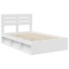 vidaXL Estructura de cama 135 x 190 cm Madera de pino macizo