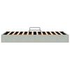 vidaXL Cama con almacenamiento Gris Claro 90 x 190 cm Terciopelo