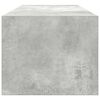 vidaXL Mueble de TV madera contrachapada gris hormig&oacute;n 100x31x25,5 cm