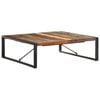 vidaXL Mesa de centro de madera maciza reciclada 120x120x40 cm