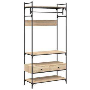 vidaXL Armario cajones madera ingenier&iacute;a roble Sonoma 89x39x184,5 cm