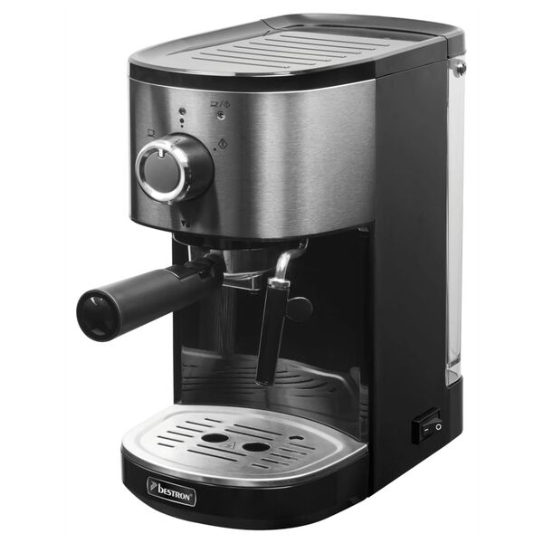 Bestron Cafetera espresso AES800STE acero inoxidable 1450 W 1,25 L