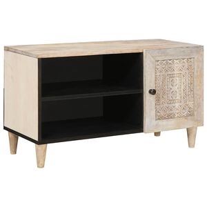 vidaXL Unidades de TV con estante 80 x 33 x 46 cm Madera contrachapada