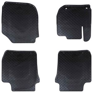 vidaXL Alfombrilla de Coche 4 pcs