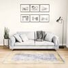 vidaXL Alfombra lavable gris 80x150 cm