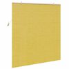vidaXL Estor enrollable con cortinas Amarillo 150 x 160 cm Bamb&uacute;