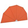 vidaXL Toldo lateral plegable terraza color terracota 200 cm