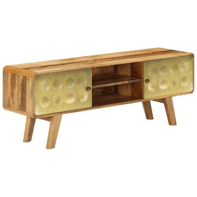 vidaXL Mueble para TV de madera maciza de mango 120x30x45 cm
