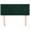 vidaXL Cabecero de terciopelo verde oscuro 103x16x78/88 cm