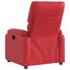 vidaXL Sill&oacute;n de masaje reclinable cuero sint&eacute;tico rojo