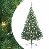 vidaXL &Aacute;rbol de Navidad Artificial Preiluminado Verde 210 cm PVC