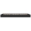 vidaXL Estructura de cama madera de ingenier&iacute;a negra 75x190 cm