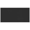 vidaXL Umbral de Ventana Negro con Vetado de Madera 100 x 45 x 4,5 cm