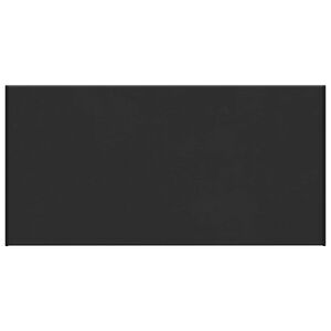 vidaXL Umbral de Ventana Negro con Vetado de Madera 100 x 45 x 4,5 cm